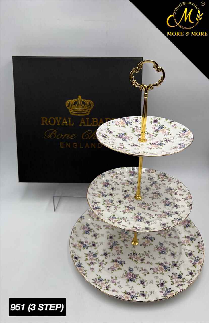 Royal Alba Bone China Cake Stand